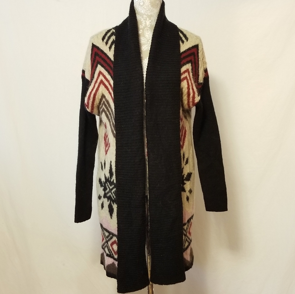 Pronto Brand Southwest Pattern Cardigan Sz OSFA